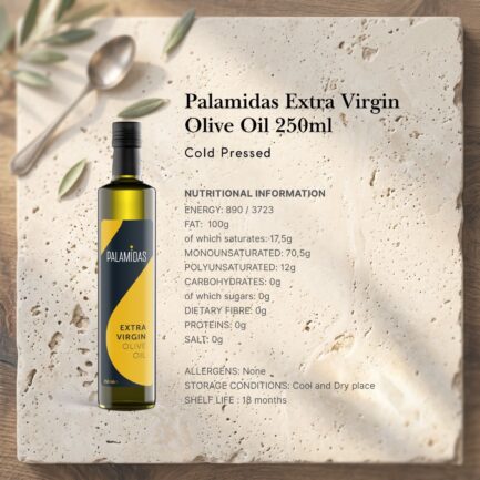 Palamidas Extra Virgin Olive Oil 250ml - Cold Pressed